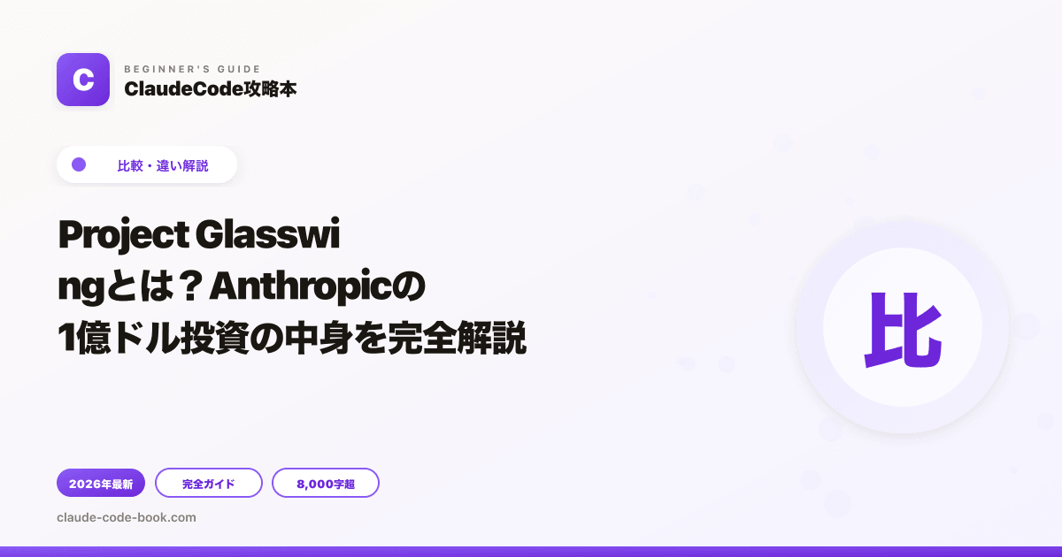 Project Glasswingとは？Anthropicの1億ドル投資の中身を完全解説
